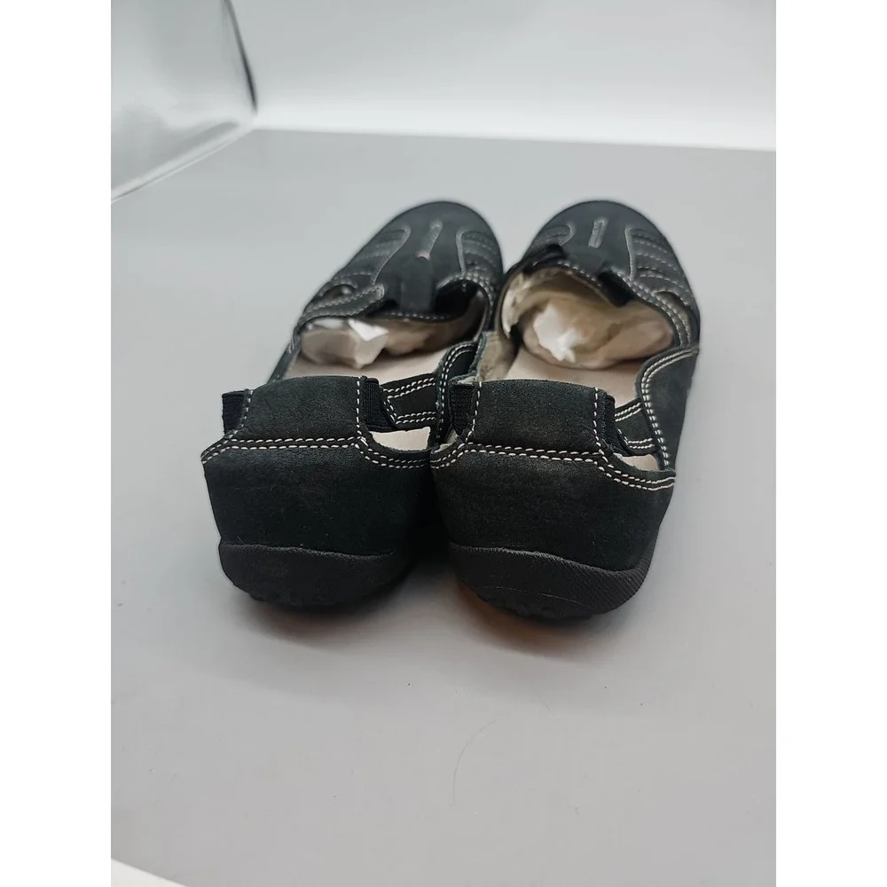 CLARKS Collection Black Mary Jane Sport Soft‎ Cushion Slip On Shoe Womens 8